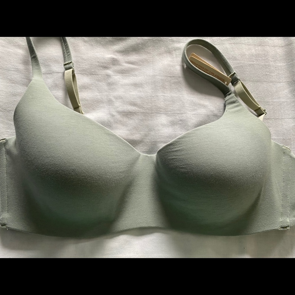 Skims Cotton Molded Bra- 34DD- Mineral